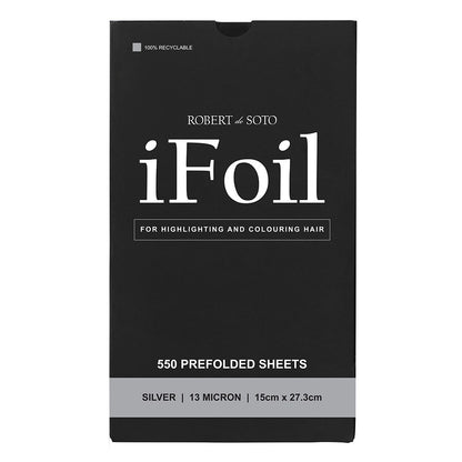 Robert de Soto iFoil Pre-Folded Wide Silver Foil 15cm x 27.3cm – 550 Sheets