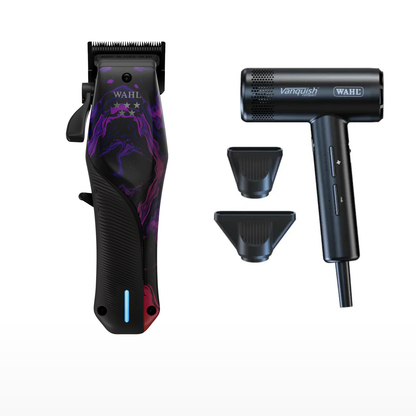 Wahl Vapor Space + Vanquish Compact Dryer Duo exact products on a clean white background