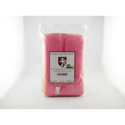 20-Pack: 250 GSM Microfiber Cloths (30x40cm) - MV hair and beauty