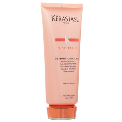 Kérastase Discipline Fondant Fluidéaliste 200ml orange conditioner tube, front close-up