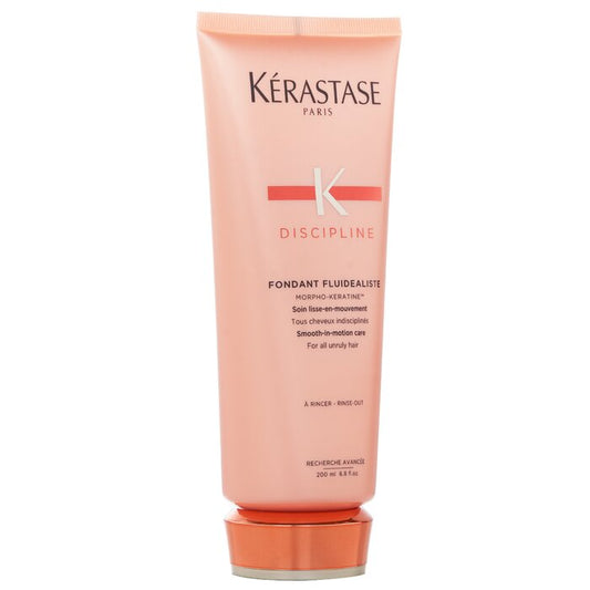 Kérastase Discipline Fondant Fluidéaliste 200ml orange conditioner tube, front close-up