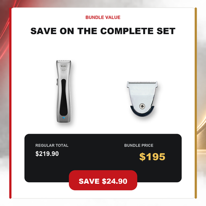Wahl Silver Beret + Replacement Blade value graphic showing $24.90 AUD savings
