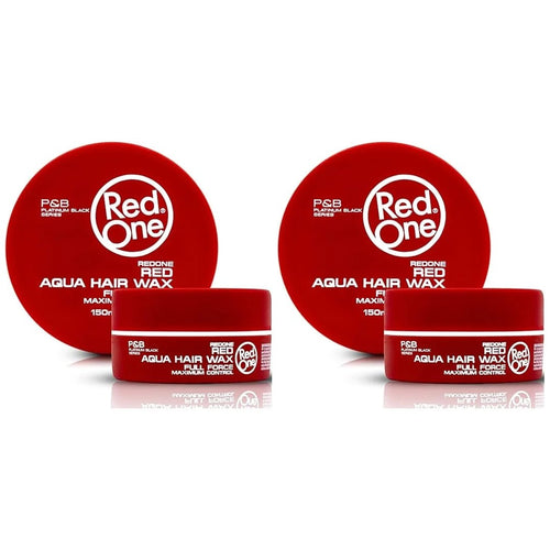 2x RedOne Hair Styling Wax full force Red 150ml - MV hair and beauty