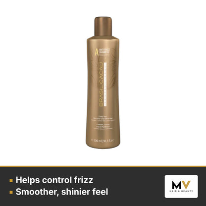 Brasil Cacau Anti Frizz Shampoo 300ml, Keratin Anti Frizz Conditioner 300ml & Hydrating Hair Complex 200ml Trio
