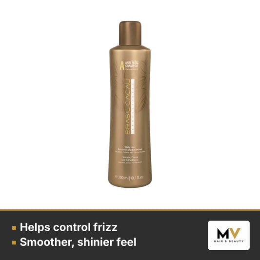 Brasil Cacau Anti Frizz Shampoo 300ml, Keratin Anti Frizz Conditioner 300ml & Hydrating Hair Complex 200ml Trio
