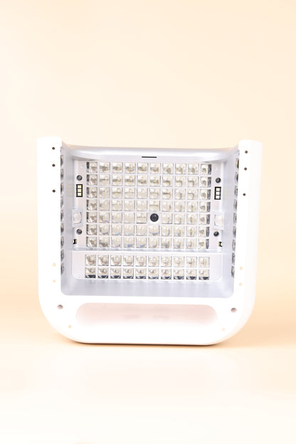 Interior view of the O NAIL SUNX PRO 109 UV LED lights and AI camera
