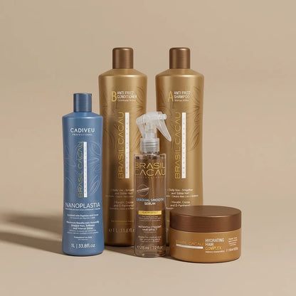 5-Piece Brazil Cacau Frizz-Fighting Hair Care Bundle - MV hair and beauty