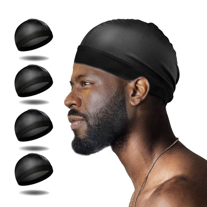Stretchy Wave Cap – Black