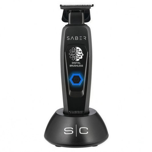 StyleCraft by Silver Bullet Saber Digital Brushless Hair Trimmer Black
