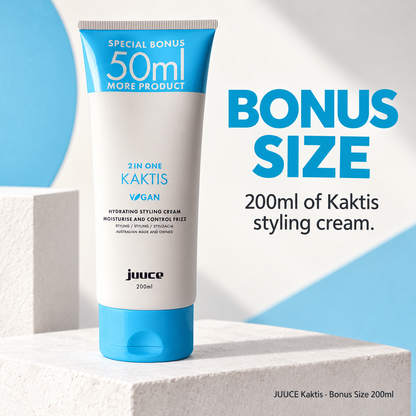 JUUCE Kaktis - Bonus Size 200ml: BONUS SIZE. 200ml of Kaktis styling cream.