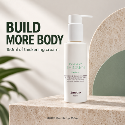 JUUCE Double Up 150ml: BUILD MORE BODY. 150ml of thickening cream.