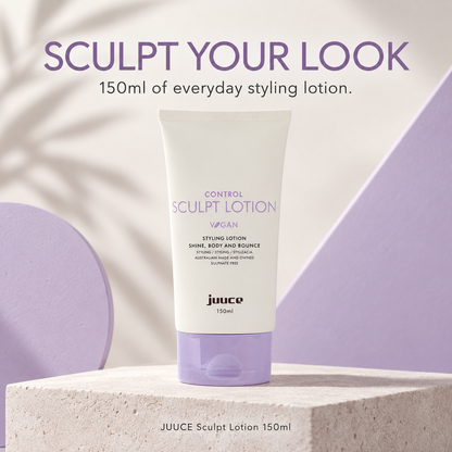 JUUCE Sculpt Lotion 150ml: SCULPT YOUR LOOK. 150ml of everyday styling lotion.