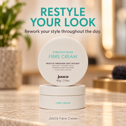 JUUCE Fibre Cream 80ml: RESTYLE YOUR LOOK. Rework your style throughout the day.