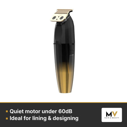 JRL 2020C Gold Clipper & 2020T Gold Trimmer Duo – Quiet motor under 60dB, Ideal for lining & designing