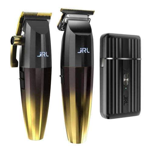 JRL 2020C Gold Clipper, 2020T Gold Trimmer & SF Pro Shaver Trio