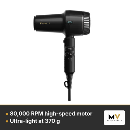 JRL 3000C Gold Clipper & Vortice.1 Dryer Duo – 80,000 RPM high-speed motor, Ultra-light at 370 g