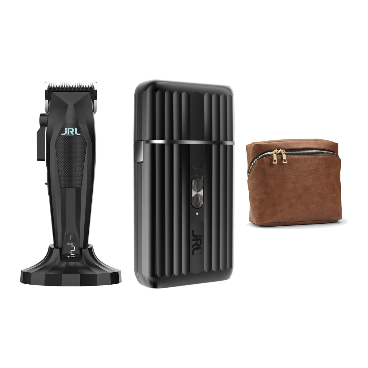 JRL 3000C Compact Clipper, SF Pro Shaver & Barber Bag Kit