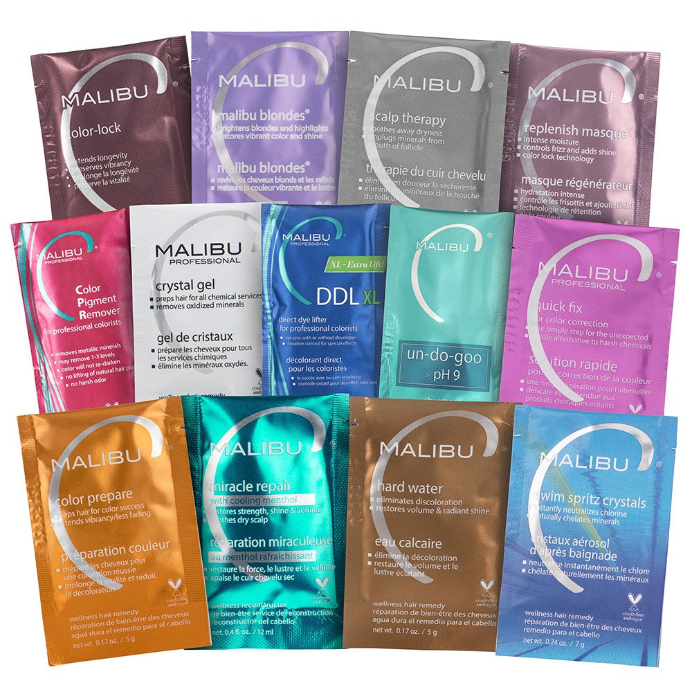 Malibu C Colour Prepare Wellness Hair Remedy – 12 x 5g