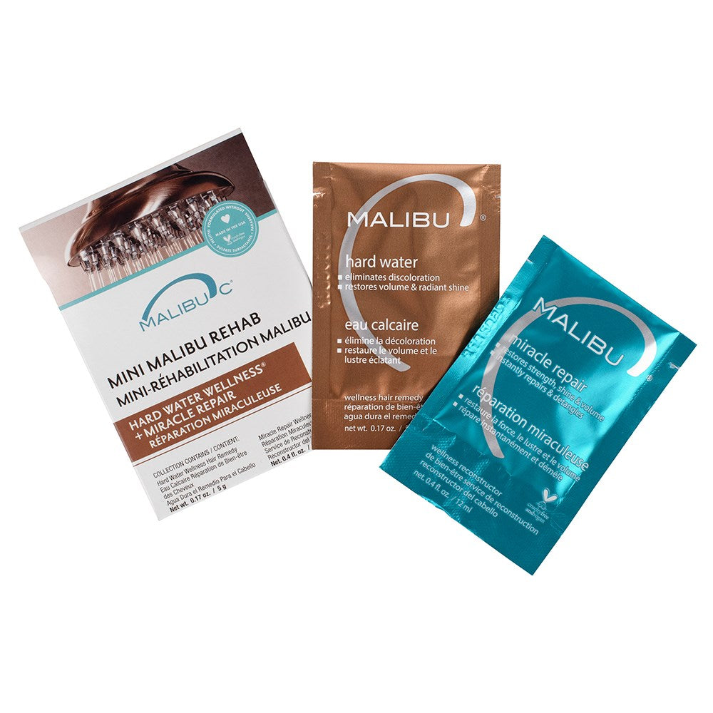 Malibu C Mini Malibu Rehab Hard Water Wellness – 5g + 12ml