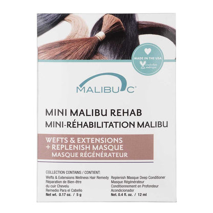 Malibu C Mini Malibu Rehab Wefts & Extensions – 5g + 12ml
