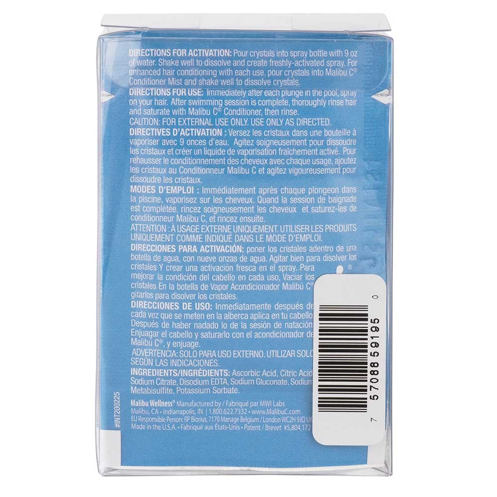Malibu C Swim Spritz Crystals – 12 x 7g Sachets