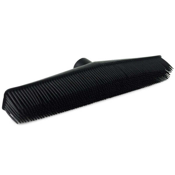 Rubber Broom & Squeegee – Black