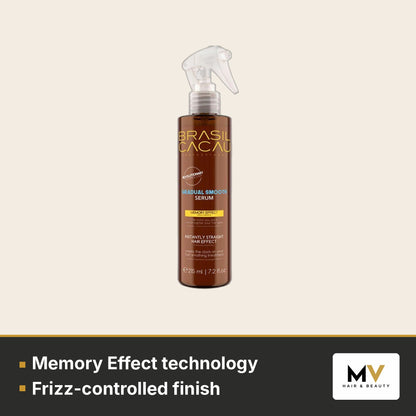 Brasil Cacau NanoPLASTIA Professional Kit 3 x 300ml, Hydrating Hair Complex 200ml & Gradual Smooth Serum 215ml Trio