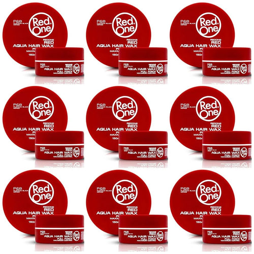 9x RedOne Hair Styling Wax full force Red 150ml - MV hair and beauty