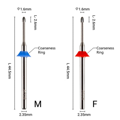 ACOS 1.6mm Cuticle clean Nail Drill Bits