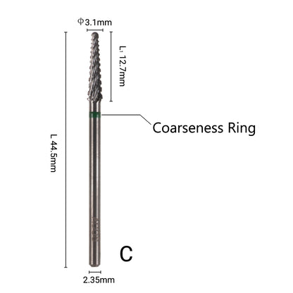 ACOS 3.1mm  Upgrade Small Cone Nail Drill Bit (Bit021)