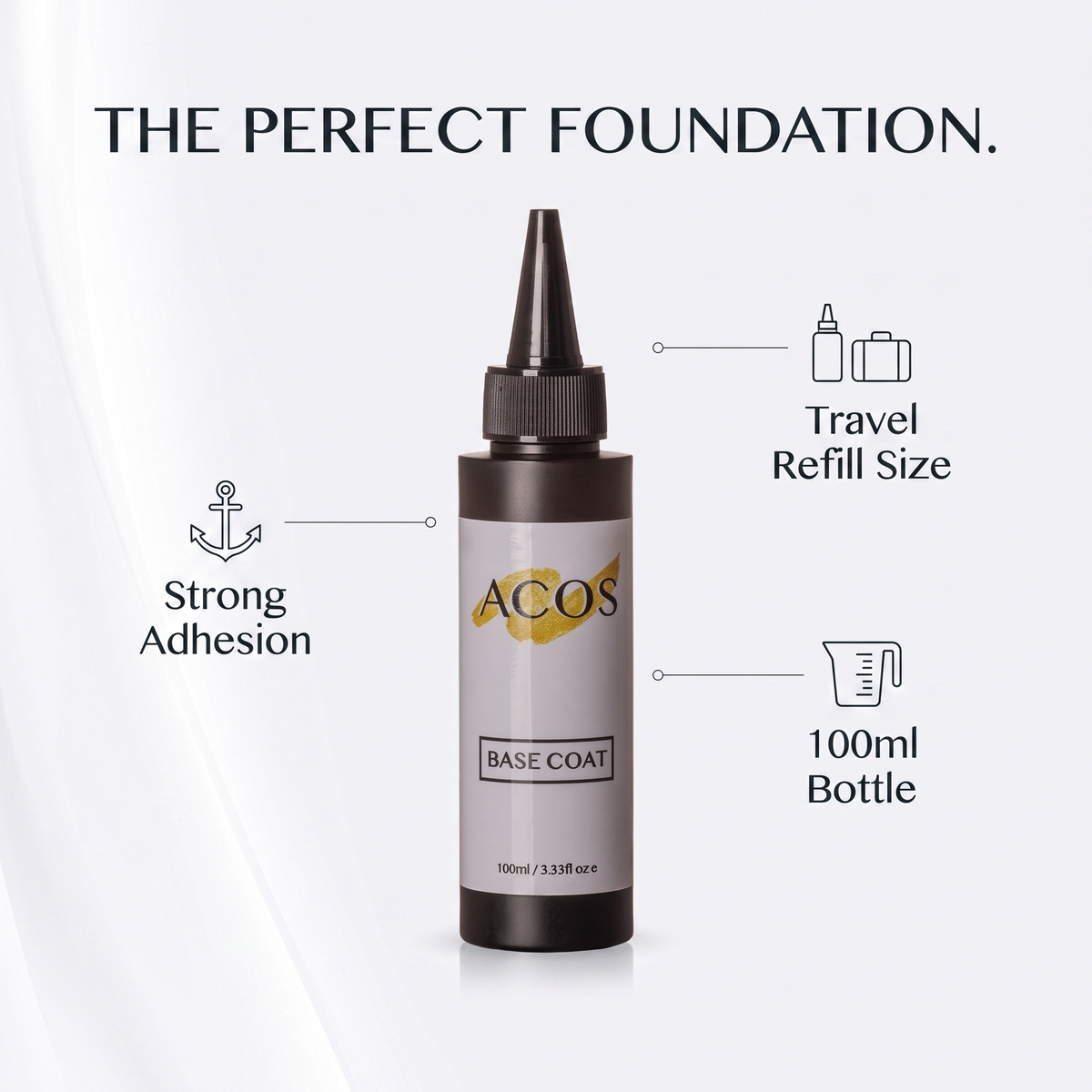 ACOS Gel Base Coat 100ml benefits
