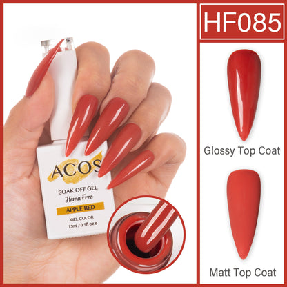 ACOS HEMA-Free Gel Colour Apple Red 085 15ml bottle