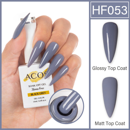 ACOS Hema Free Gel Colour BLACK GREY (053)