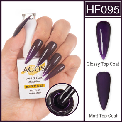 ACOS HEMA-Free Gel Colour Black Purple 095 – 15ml