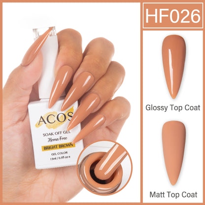 ACOS Hema Free Gel Colour BRIGHT BROWN (026)