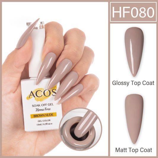ACOS Hema Free Gel Colour BROWN NUDE (080)