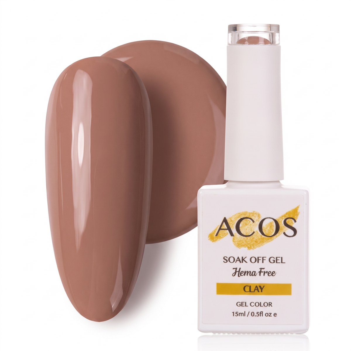 ACOS Clay nail swatch