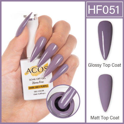 ACOS Hema Free Gel Colour DARK GREY PURPLE (051)