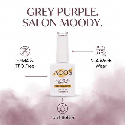 ACOS Dark Grey Purple gel colour benefits