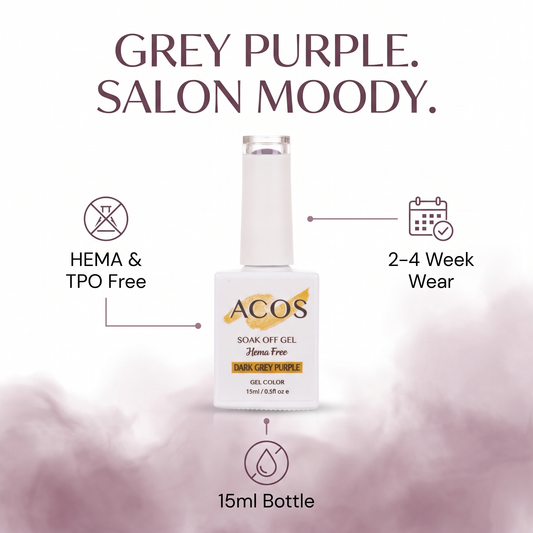 ACOS Dark Grey Purple gel colour benefits