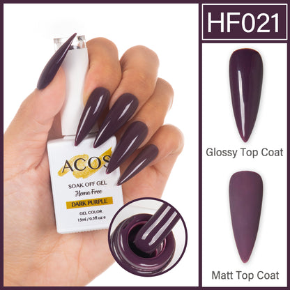 ACOS Hema Free Gel Colour DARK PURPLE (021)