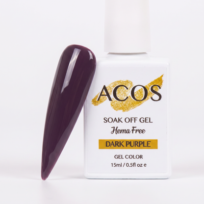 ACOS Dark Purple nail swatch