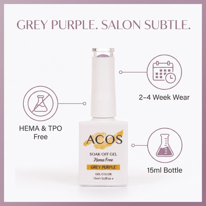 ACOS Grey Purple gel colour benefits