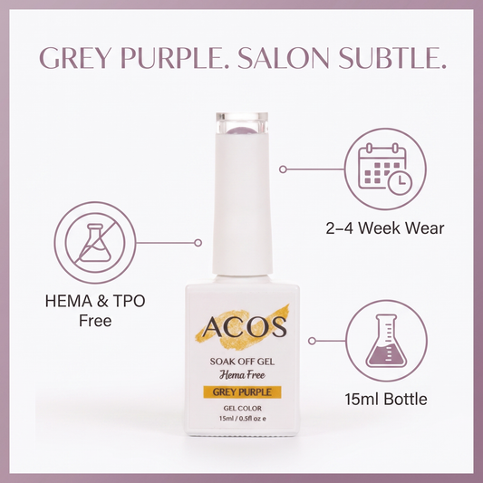 ACOS Grey Purple gel colour benefits