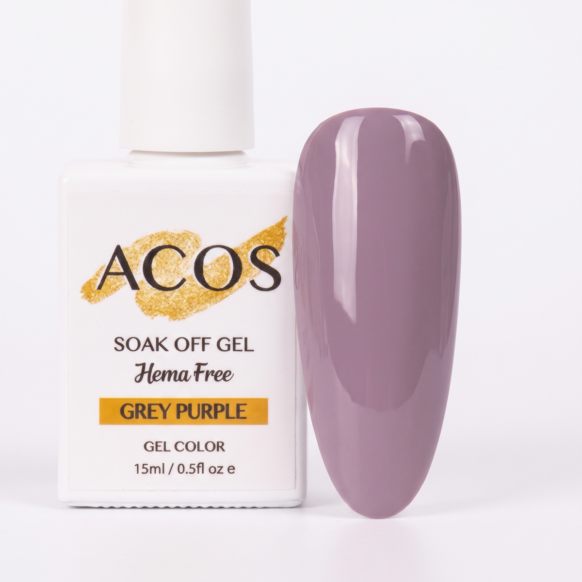 ACOS Grey Purple nail swatch