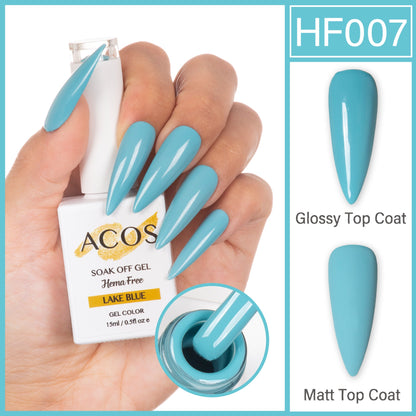 ACOS HEMA-Free Gel Colour Lake Blue 007 15ml bottle