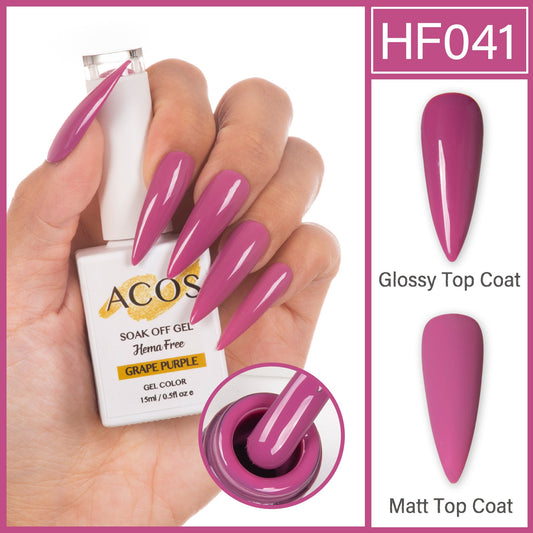 ACOS Hema Free Gel Colour LIGHT GRAPE PURPLE (041)