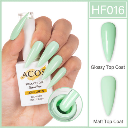 ACOS HEMA-Free Gel Colour Light Green 016 15ml bottle