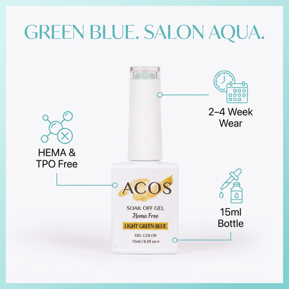 ACOS Light Green Blue gel colour benefits