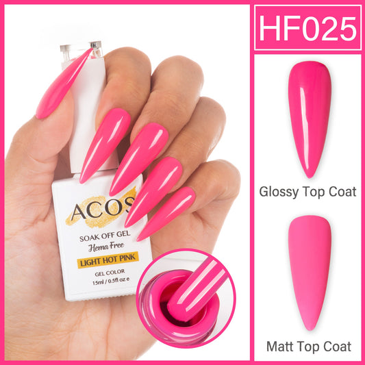 ACOS Hema Free Gel Colour LIGHT HOT PINK (025)